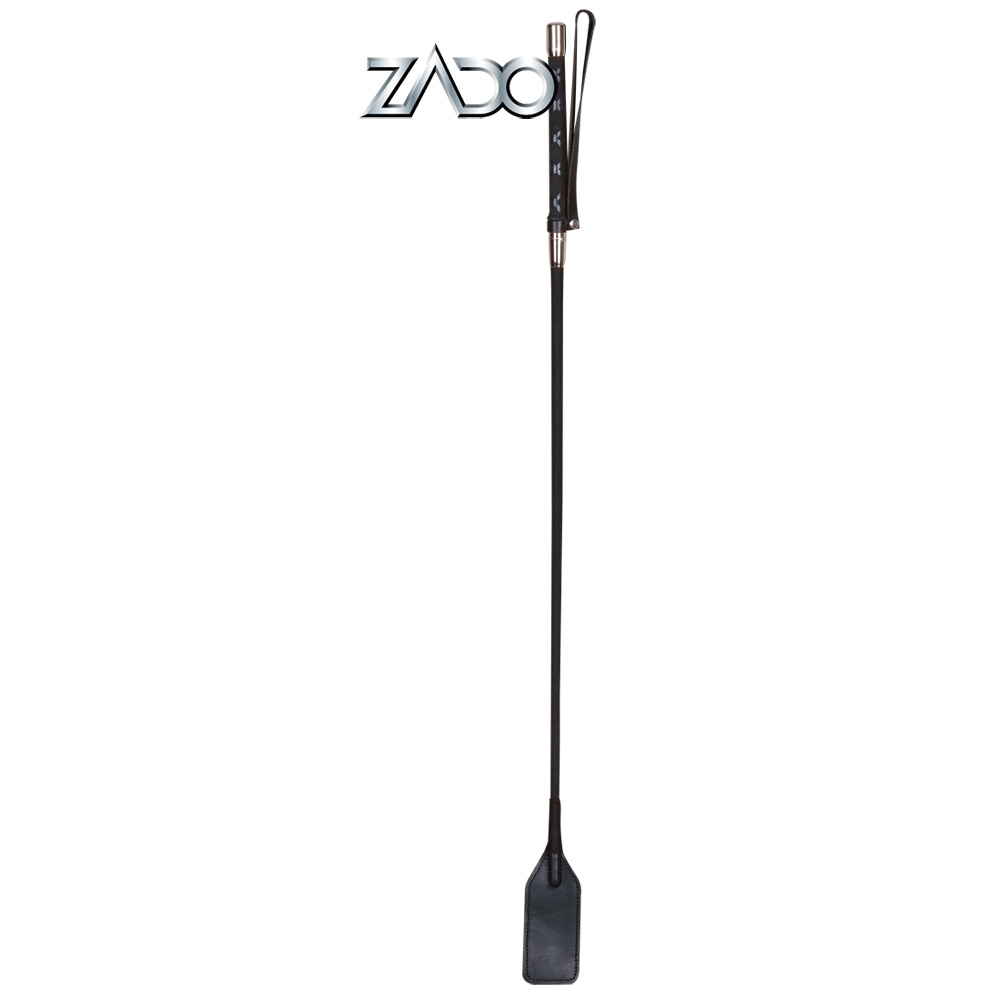 Kožený crop černý
