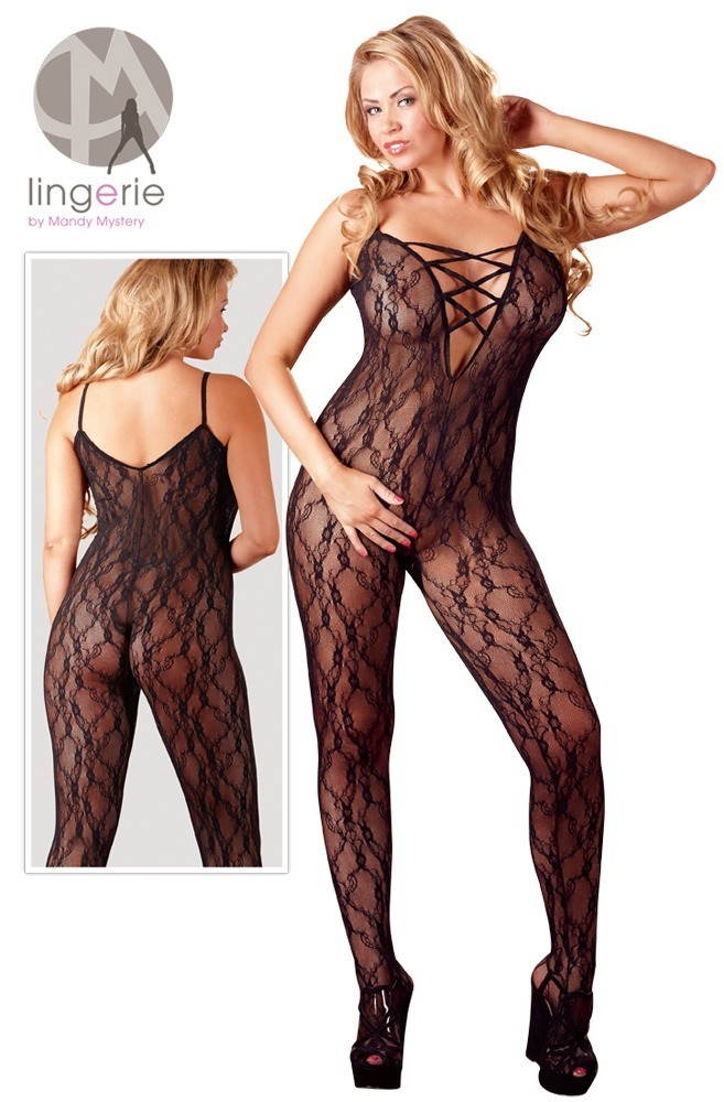 Catsuit černý XXL-XXXL