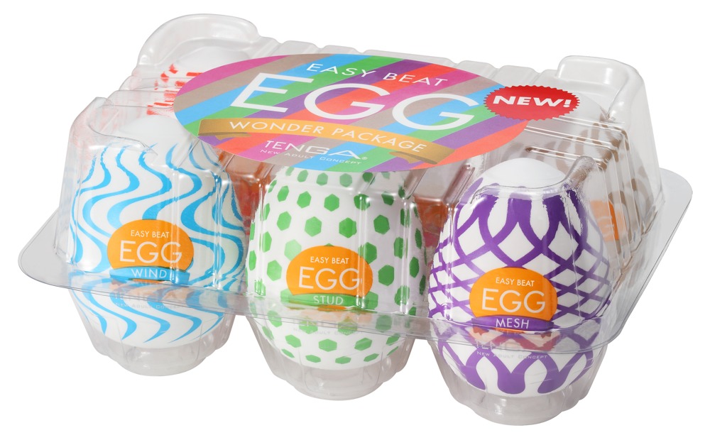 Tenga Egg Variety Wonder 6er - Gleitgel